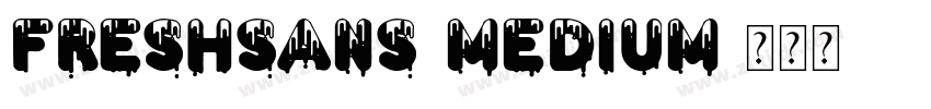 FreshSans Medium字体转换